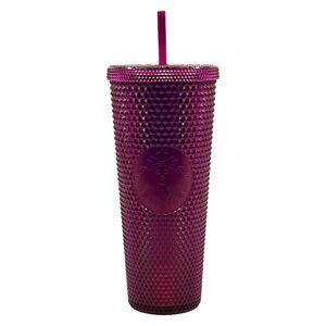 Starbucks Dark Purple 24 oz Studded Tumbler